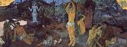 Paul Gauguin D ou venous-nous USA oil painting artist